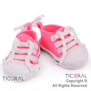 ADOR ZAPATITOS DE BEBE POR PAR ROSA PORC FRIA x 1